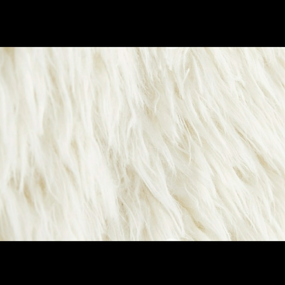 LAST ONE! Mesh Cuff Faux Fur Teddy Jacket - Picture 5 of 8